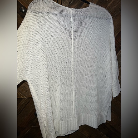 Crochet/Knit Thin See Through Sweater - Picture 4 of 4